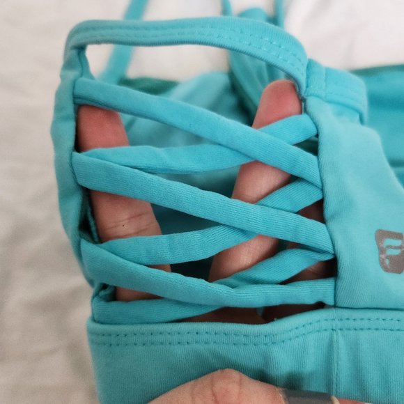 Fabletics Peri Lace-Up Medium Support Sports Bra - Picture 5 of 6